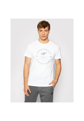 4F Тишърт H4L21-TSM030 Бял Regular Fit - Pepit.bg