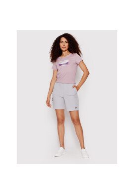 4F Тишърт H4L22-TSD063 Виолетов Regular Fit - Pepit.bg