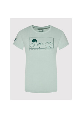 4F Тишърт H4L22-TSD065 Зелен Regular Fit - Pepit.bg