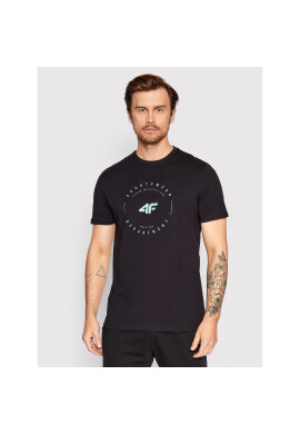 4F Тишърт H4L22-TSM029 Черен Regular Fit - Pepit.bg