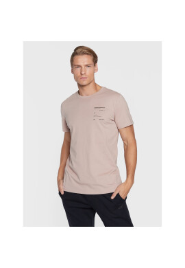 4F Тишърт H4Z22-TSM016 Бежов Regular Fit - Pepit.bg
