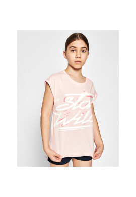 4F Тишърт HJL21-JTSD009A Розов Regular Fit - Pepit.bg