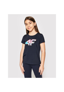 4F Тишърт HJL21-JTSD015A Тъмносин Regular Fit - Pepit.bg