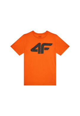 4F Тишърт HJL21-JTSM010A Оранжев Regular Fit - Pepit.bg