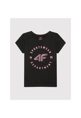 4F Тишърт HJL22-JTSD003 Черен Regular Fit - Pepit.bg