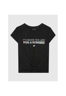 4F Тишърт HJL22-JTSD010 Черен Regular Fit - Pepit.bg