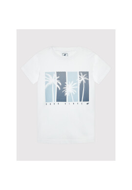 4F Тишърт HJL22-JTSM015 Бял Regular Fit - Pepit.bg
