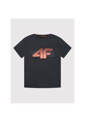 4F Тишърт HJL22-JTSMF001 Черен Regular Fit - Pepit.bg