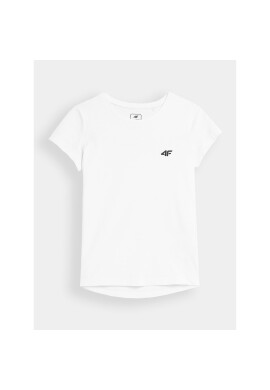 4F Тишърт JAW23TTSHF0816 Бял Regular Fit - Pepit.bg
