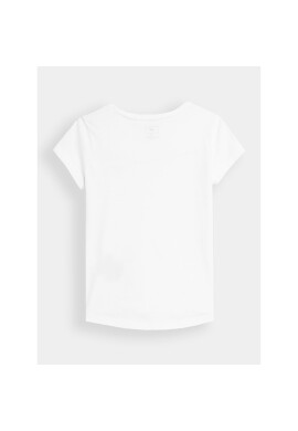 4F Тишърт JAW23TTSHF0816 Бял Regular Fit - Pepit.bg