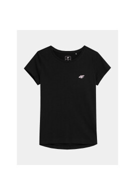 4F Тишърт JAW23TTSHF0816 Черен Regular Fit - Pepit.bg