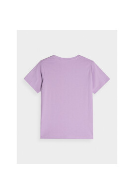 4F Тишърт JAW23TTSHF0821 Виолетов Regular Fit - Pepit.bg