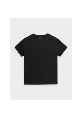 4F Тишърт JAW23TTSHF0825 Черен Regular Fit - Pepit.bg