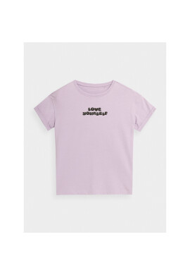 4F Тишърт JAW23TTSHF0825 Виолетов Regular Fit - Pepit.bg