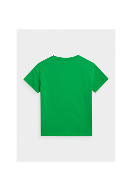 4F Тишърт JAW23TTSHF0825 Зелен Regular Fit - Pepit.bg