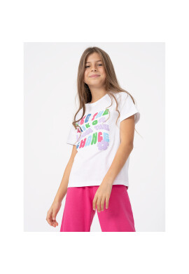 4F Тишърт JAW23TTSHF0826 Бял Regular Fit - Pepit.bg
