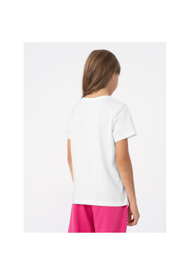 4F Тишърт JAW23TTSHF0826 Бял Regular Fit - Pepit.bg