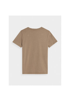 4F Тишърт JAW23TTSHM0795 Бежов Regular Fit - Pepit.bg