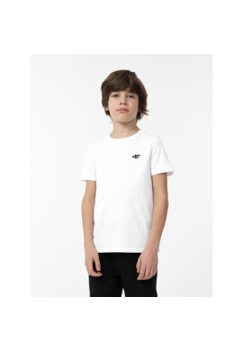 4F Тишърт JAW23TTSHM0795 Бял Regular Fit - Pepit.bg