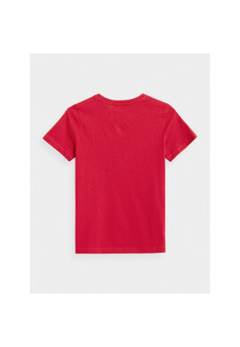 4F Тишърт JAW23TTSHM0795 Червен Regular Fit - Pepit.bg
