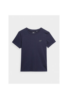 4F Тишърт JAW23TTSHM0795 Тъмносин Regular Fit - Pepit.bg