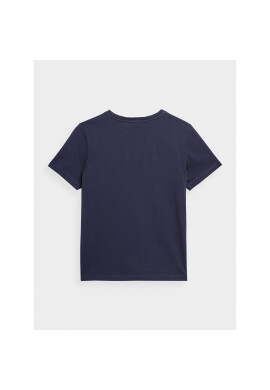 4F Тишърт JAW23TTSHM0795 Тъмносин Regular Fit - Pepit.bg
