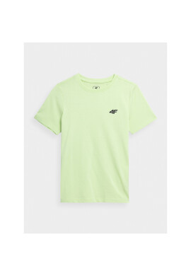 4F Тишърт JAW23TTSHM0795 Зелен Regular Fit - Pepit.bg