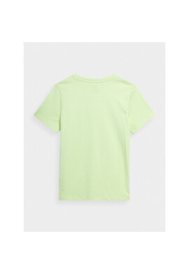 4F Тишърт JAW23TTSHM0795 Зелен Regular Fit - Pepit.bg