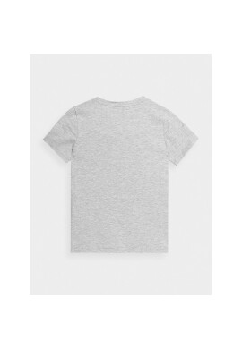 4F Тишърт JAW23TTSHM0797 Сив Regular Fit - Pepit.bg