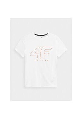 4F Тишърт JSS23TFTSM166 Бял Regular Fit - Pepit.bg