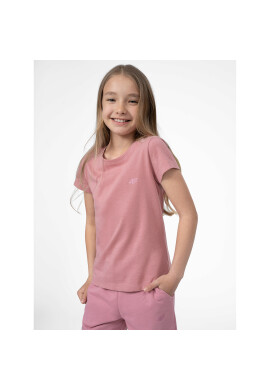 4F Тишърт JSS23TTSHF279 Розов Regular Fit - Pepit.bg
