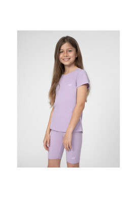 4F Тишърт JSS23TTSHF279 Виолетов Regular Fit - Pepit.bg