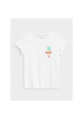 4F Тишърт JSS23TTSHF399 Бял Regular Fit - Pepit.bg