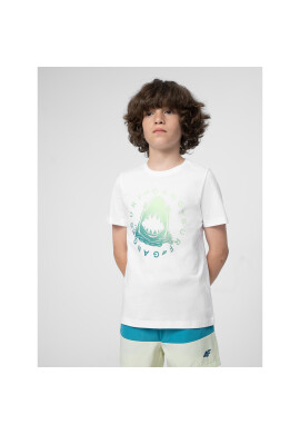 4F Тишърт JSS23TTSHM283 Бял Regular Fit - Pepit.bg