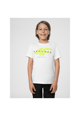4F Тишърт JSS23TTSHM290 Бял Regular Fit - Pepit.bg
