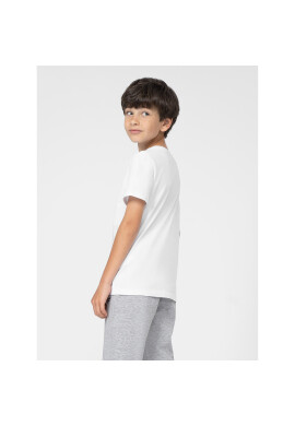 4F Тишърт JSS23TTSHM291 Бял Regular Fit - Pepit.bg