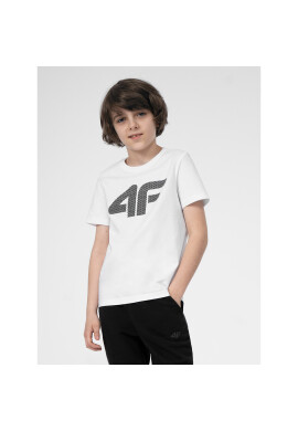 4F Тишърт JSS23TTSHM293 Бял Regular Fit - Pepit.bg