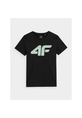 4F Тишърт JSS23TTSHM293 Черен Regular Fit - Pepit.bg