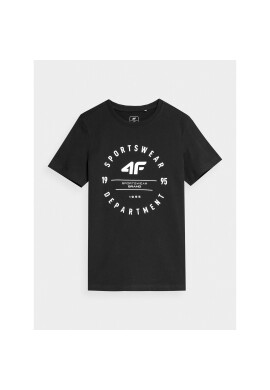 4F Тишърт JSS23TTSHM294 Черен Regular Fit - Pepit.bg