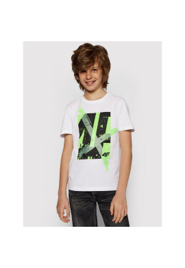 4F Тишърт HJL21-JTSM002 Бял Regular Fit - Pepit.bg