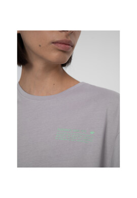 4F Тишърт SS23TTSHF344 Сив Relaxed Fit - Pepit.bg