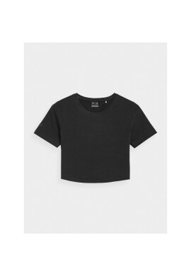 4F Тишърт SS23TTSHF345 Черен Slim Fit - Pepit.bg