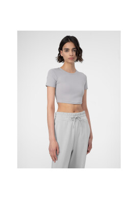 4F Тишърт SS23TTSHF345 Сив Slim Fit - Pepit.bg