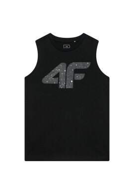 4F топ HJL21-JTSM011B Черен Relaxed Fit - Pepit.bg