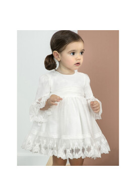 Abel & Lula Елегантна рокля 5508 Екрю Regular Fit - Pepit.bg