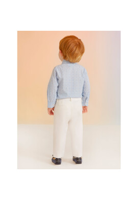 Abel & Lula Текстилни панталони 5226 Бял Regular Fit - Pepit.bg