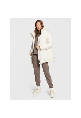 Add Пухено яке 6AW445 Бял Regular Fit - Pepit.bg