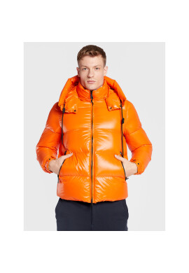 Add Пухено яке 6AM771 Оранжев Regular Fit - Pepit.bg