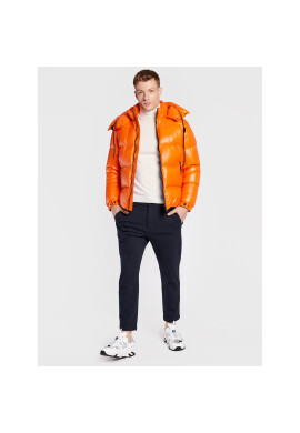 Add Пухено яке 6AM771 Оранжев Regular Fit - Pepit.bg