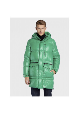 Add Пухено яке 6AM774 Зелен Regular Fit - Pepit.bg